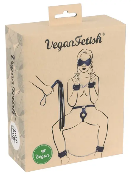 You2Toys Vegan Bondage Set 5-Piece Faux Leather Black Adjustable