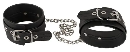 You2Toys Vegan Bondage Set 5-Piece Faux Leather Black Adjustable
