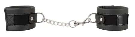 You2Toys Veganske Podesive Lisice sa Odvojivim Lancem Crne