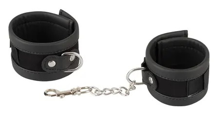 You2Toys Veganske Podesive Lisice sa Odvojivim Lancem Crne