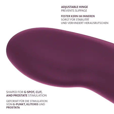 Fun Factory Share Vibe Pro Burgundy - Double Flexible Vibrating Device