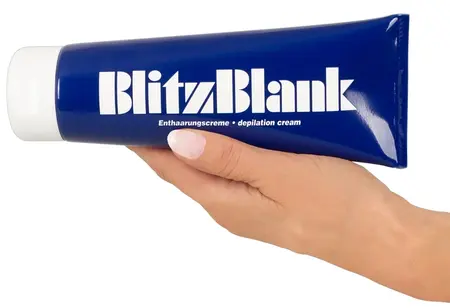 BlitzBlank Hair Removal Cream 250ml - Gentle Vegan Formula