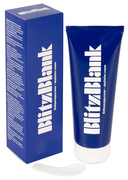 BlitzBlank Hair Removal Cream 250ml - Gentle Vegan Formula