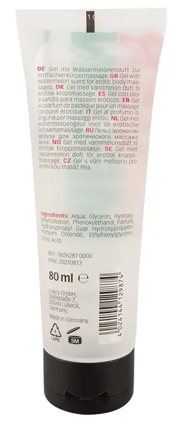 Just Play Watermelon Gel 80ml - Water-Based Lubricating Formula