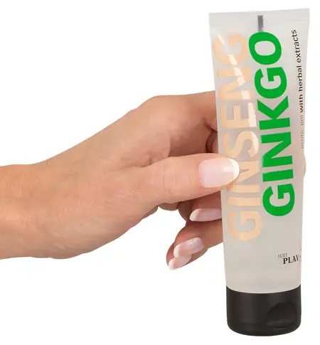 Just Play Gel Ginseng & Ginkgo 80ml - Herbal Water-Based Lubricant