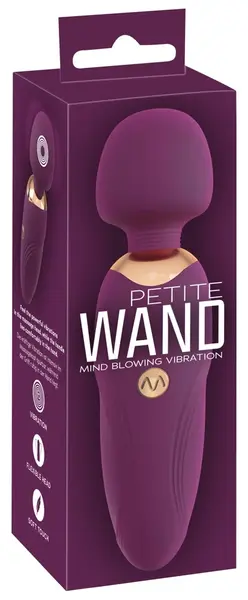 You2Toys Petite Wand Mini Massager Purple 10 Modes Rechargeable