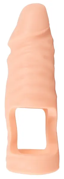 Realistixxx Ball Stretcher sa dualnim nastavkom, TPE u boji kože, 14.8 cm