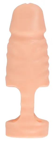 Realistixxx Ball Stretcher sa dualnim nastavkom, TPE u boji kože, 14.8 cm