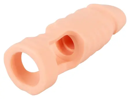Realistixxx Ball Stretcher sa dualnim nastavkom, TPE u boji kože, 14.8 cm