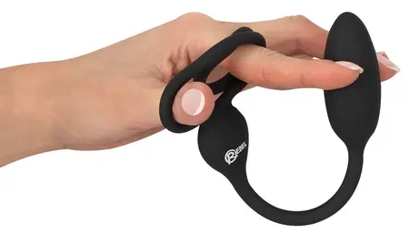 Rebel Power Dual Ring set sa vibracionim plugom na daljinsko upravljanje, crni