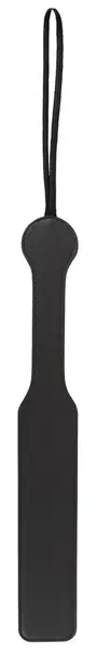 Bad Kitty Paddle Black-Red Leather Look with Engraved Text 39cm
