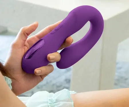 JimmyJane Reflexx Rabbit 1 Dual Motor Flexible Intimate Device, Purple