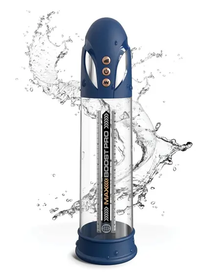 Pump Worx Max Pro Flow Blue Automatski sistem za intimni trening 28.6cm