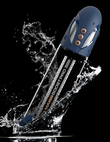 Pump Worx Max Pro Flow Blue Automatski sistem za intimni trening 28.6cm