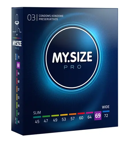 MY.SIZE PRO 69mm Ultra tanka intimna zaštita 3-pakovanje
