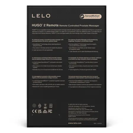 LELO Hugo 2 Green Daljinski Upravljan Intimni Wellness Uređaj 107mm