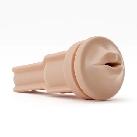 Autoblow AI Ultra Intimate Sleeve Mouth Bež - Rebrasti TPR umetak