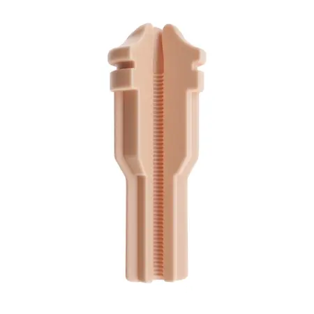 Autoblow AI Ultra Intimate Sleeve Mouth Bež - Rebrasti TPR umetak