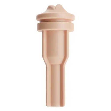 Autoblow AI Ultra Intimate Sleeve Mouth Bež - Rebrasti TPR umetak