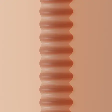 Autoblow AI Ultra Intimate Sleeve Mouth Bež - Rebrasti TPR umetak