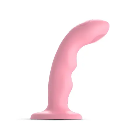 Strap-on-me Wave Tapping Device Coral Pink Rechargeable Silicone 15.3cm