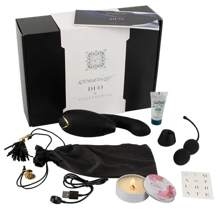 Womanizer Duo Bundle - Premium Set with Intimate Machine & Accessories