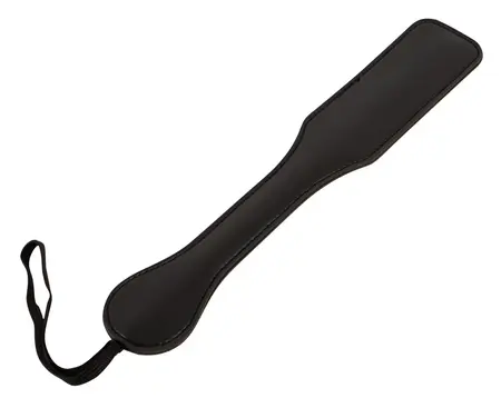 You2Toys Leather Paddle Black - Ergonomic Handle, 32 cm