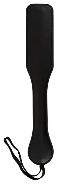You2Toys Leather Paddle Black - Ergonomic Handle, 32 cm