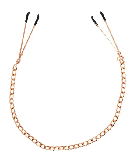 You2Toys Adjustable Stainless Steel Nipple Chain with Silicone Tips