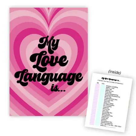 Warm Human Keychain - My Love Language Is - Customizable Gift Tag