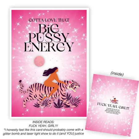 Warm Human Greeting Card - Big Confidence Energy, Colorful Design