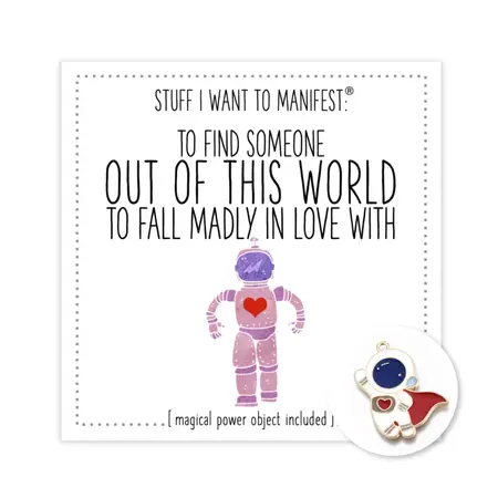 Warm Human Manifestation Token - Out of This World Love Edition, Compact Gift