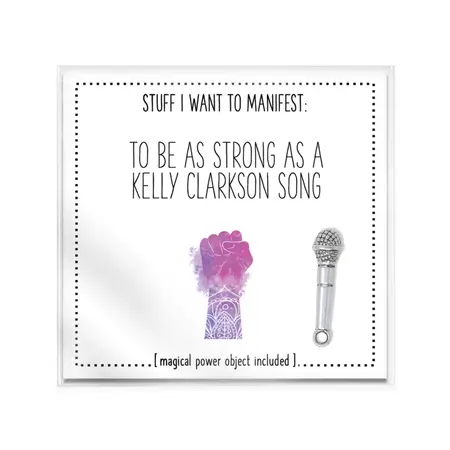 Warm Human moćni predmet - Inspiracioni manifestacioni token, Kelly Clarkson izdanje