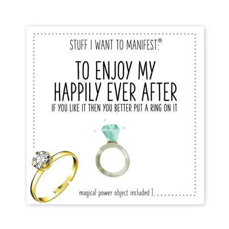 Warm Human Manifestation Power Object - For Someone To Put A Ring On It