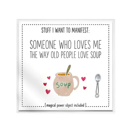 Warm Human Manifestation Charm - Someone To Love Me - Inspirational Gift