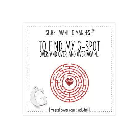 Warm Human Manifestation Power Object - To Find My G-Spot, Compact Charm