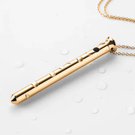 Crave Vesper 2 Intimate Jewelry 24kt Gold Plated Waterproof Necklace