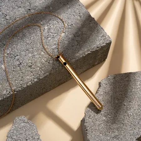 Crave Vesper 2 Intimate Jewelry 24kt Gold Plated Waterproof Necklace