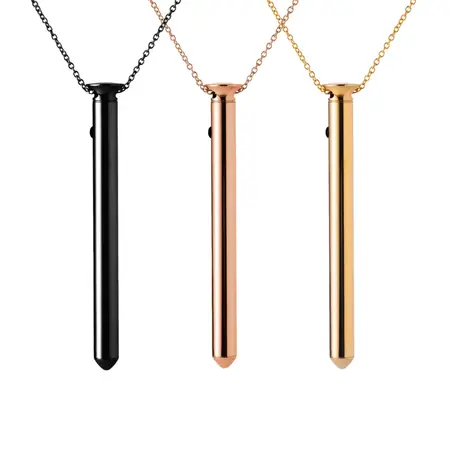 Crave Vesper 2 Black - Waterproof Designer Necklace, USB Rechargeable