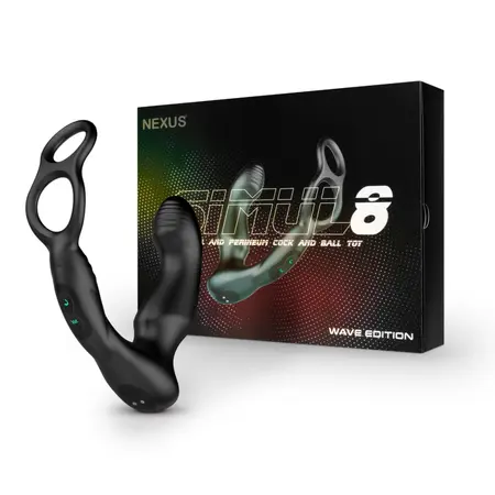 Nexus Simul8 Wave Edition višeakcioni intimni sistem silikon crna