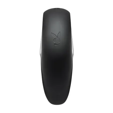 Playboy Ring My Bell Crna - Dvostruki silikonski vibrator sa tapkačem
