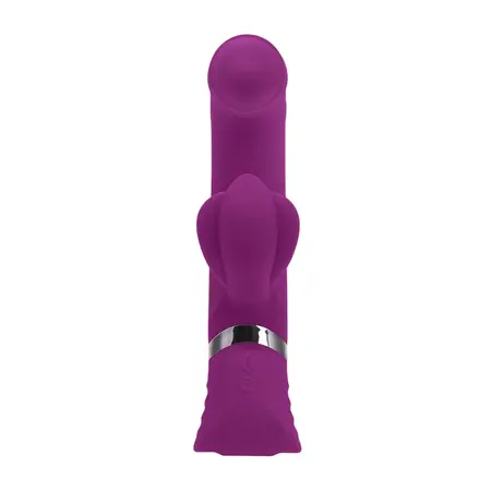Playboy Pleasure Tap That vibrator ljubičasti - 9-brzinski zakrivljeni silikonski model