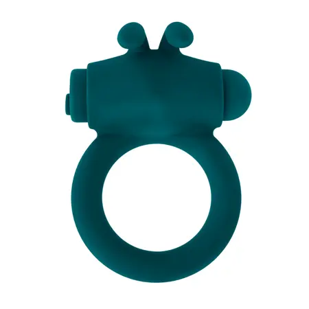 Playboy Bunny Buzzer Teal Intimate Ring with Vibrating Ears USB