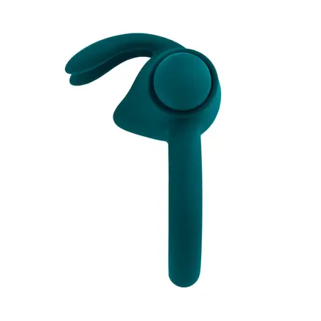 Playboy Bunny Buzzer Teal Intimate Ring with Vibrating Ears USB