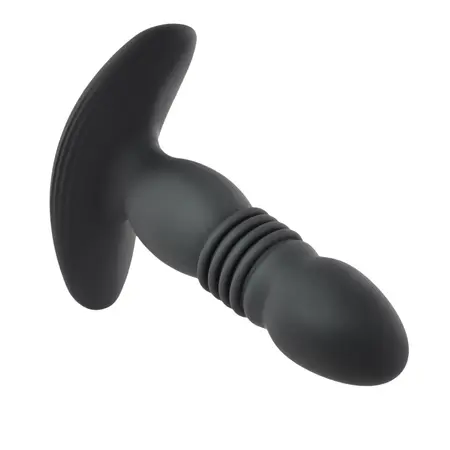 Playboy Pleasure Trust The Thrust Remote Silicone Plug Black 5.4in