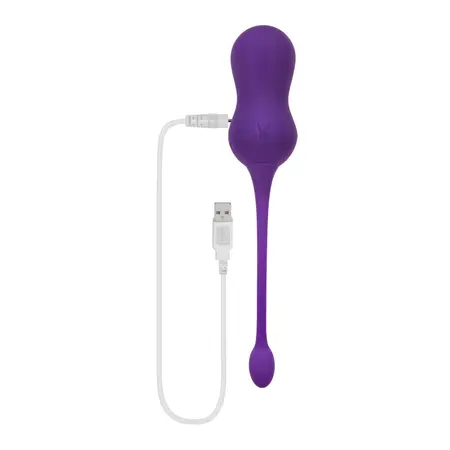 Playboy Pleasure Double Time Kegel trener ljubičasti, daljinski, vodootporan