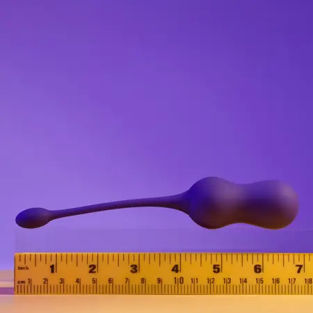 Playboy Pleasure Double Time Kegel trener ljubičasti, daljinski, vodootporan