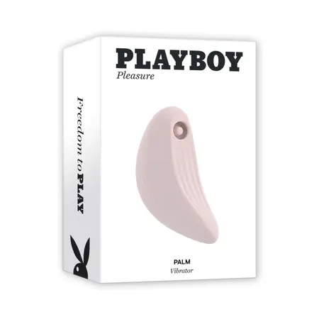 Playboy Pleasure Palm Vibrator Pink Dual Motor Compact Design
