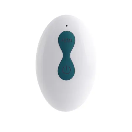 Playboy Pleasure Spinning Tail Teal - Rotating Remote Plug, Silicone