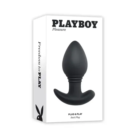 Playboy Pleasure Plug and Play Intimate Plug Crni 10-Mode Silikon